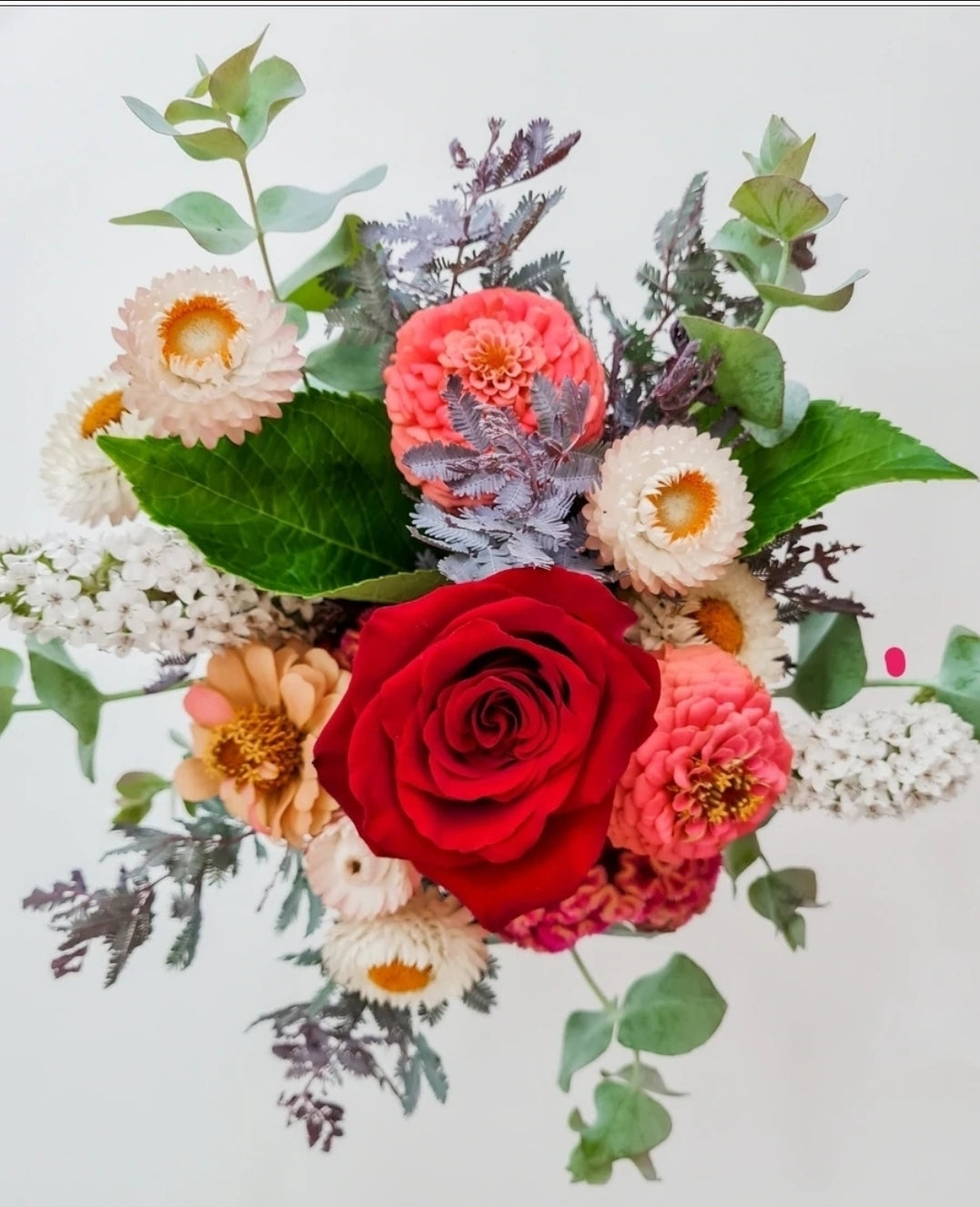 Valentines Posy & Vase